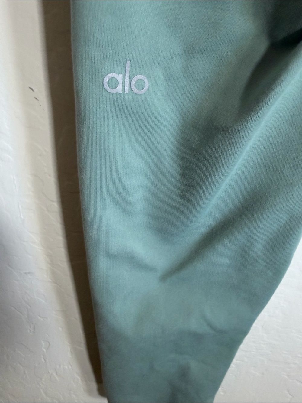 Alo Yoga High-Waist Airbrush Legging in Botanical Green – Size L - Picture 5 of 7